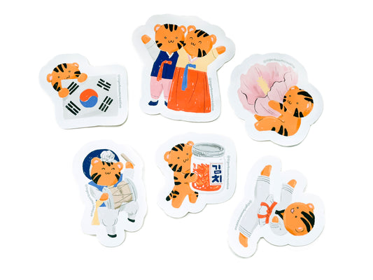 Korean Culture Cuties Deco Stickers